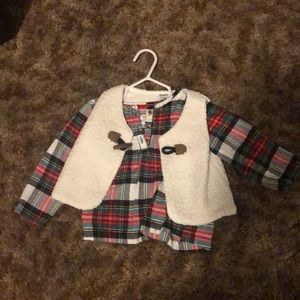 Cozy Cotton top with vest.